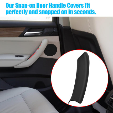 BMW X3 F25 2010-2016 & X4 F26 2014-2017 Left Rear Door Handle Cover (Black) | Jaronx