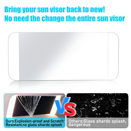 Tesla Sun Visor Mirror Glass Replacement for Model 3/Y (2017-2024) | Left/Right Side| Jaronx