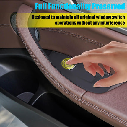 For BMW Window Switch Panel Cover Replacement for X3 G01/X4 G02 | Front Right Passenger Side Door Window Control Bezel Cover X3 G01 2017-2024/X4 G02 2019-2025 Replace 51417471026| Jaronx