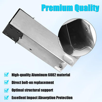 For Tesla Reinforcement Rail Extension Bracket Crush Can Replacement | For Model Y 148746200A 148746100A, Left and Right Front Bumper Subframe Crush Can for Model Y 2020-2023| Jaronx