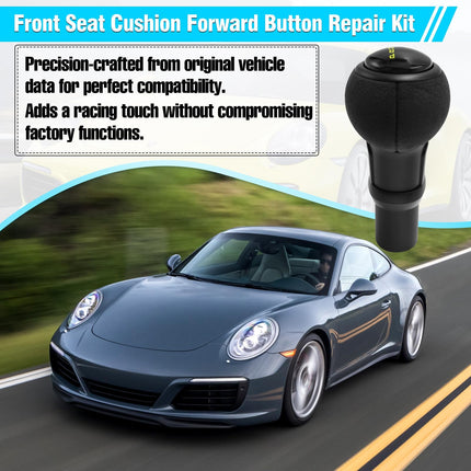For Porsche Gear Shift Knob Compatible with Macan 2014-2020/911 GT3 2008-2017/ Boxster 2009-2015/ Cayman 2010-2015/ Panamera 2010-2016/718 2016-2021, Gear Shifter Knob Lever(Yellow)| Jaronx