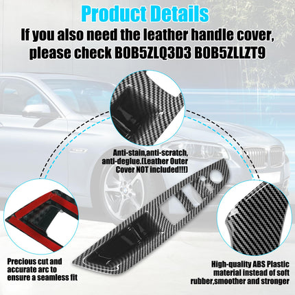 BMW 5 Series F10/F11 Door Handle Covers (2010-2016),7PCS Carbon Fiber Pattern|Jaronx