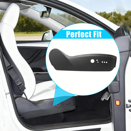 For Tesla Seat Control Panel Trim Model 3/Y 2017-2023 1098348-00-F | Right Front Passenger Seat Outer Side Cover Trim Panel Shield Replacement for Tesla Model 3/Y Accessories| Jaronx