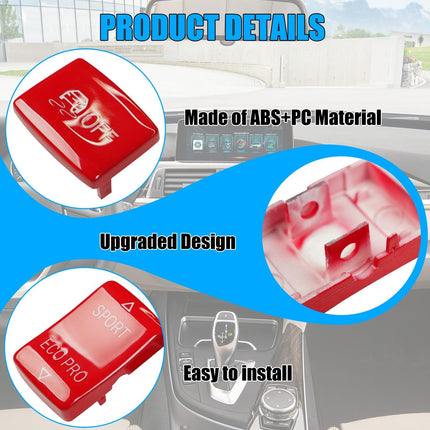 For BMW Gear Mode Button Cover 2012-19 F20/F21/F22/F30/F32 | 3PCS | Jaronx