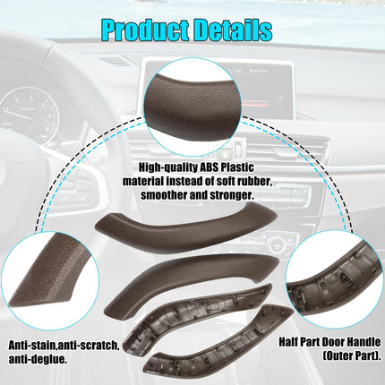 For BMW X1 F48 / X2 F39 Brown Door Handle Cover 4PCS 2016-23 – Snap-On (4PCS)| Jaronx