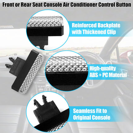 For Porsche Cayenne Climate AC Button 9Y0919610DOV3 2018-23 – Front & Rear Snap-On| Jaronx