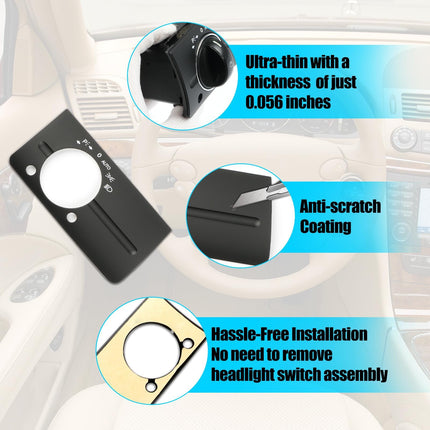 Mercedes Benz E Class W211 Headlight Switch Cover Stick-on (2003-2008) - OE 2115450704 | Jaronx