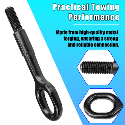 For Tesla Front Bumper Tow Hook Model 3 2017-2023/Model Y 2021-2024,Towing Eye Hook 1077570-00-D, 107757000D, 1PCS Front Bumper Trailer Puller Replacement for Tesla Model 3/Y| Jaronx