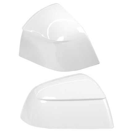 For Tesla Model Y Juniper Mirror Cover Replacement 2020-2026, Left Driver Right Passenger Side Clip-on Rear View Mirror Cover Cap for Tesla Model Y Juniper Accessories (Pearl White)| Jaronx