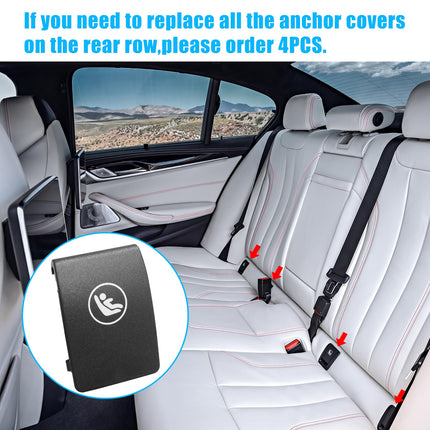 BMW 5 Series G30/G31/F90 M5 2017-2023 Child Seat Anchor Cover (Black) | Jaronx