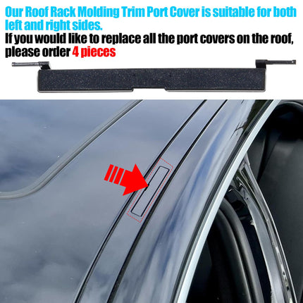 BMW 3-Series F30/F80 Roof Rack Port Cover Black 2013-2018 | 51137312617 | Jaronx
