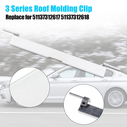 BMW 3-Series F30/F80 Roof Rack Port Cover 2013-2018 | Mineral White | Replaces 51137312617 | Jaronx