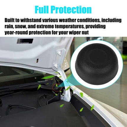 Wiper Arm Nut Cover for Tesla Model 3/Y 2017-2023 (2PCS) | Jaronx
