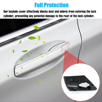 For BMW Door Handle Key Hole Cover (Mineral White Metallic) 7' G11 G12 2016-2022, Front Left Exterior Door Lock Cover for BMW 730 740 745 750 760 Handle Keyhole Cap 51217474681 | Jaronx