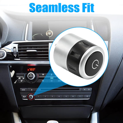For BMW Radio Volume Knob Button X3 F25 2010-2016/X4 F26 2014-2017,Multimedia Volume Control Switch Radio CD Knob Button Replacement with Icon for BMW X3 F25/X4 F26 61319208591 61319208592| Jaronx