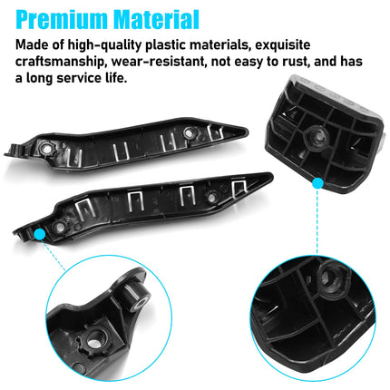 For Tesla Model Y Front Bumper Bracket 2020-2024, 4PCS Left & Right Front Bumper Fender Retainers Bracket for Tesla Model Y 1493770-00-B, 1493771-00-B, 1493773-00-B, 1493772-00-B| Jaronx