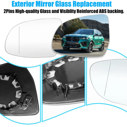 BMW Heated Mirror Glass Driver Left | X3/X4/X5/X6/X7/XM 2014-25 Non-Dimming – Jaronx