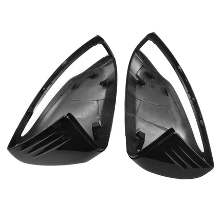 Mercedes Benz Mirror Cover for C Class W205/E Class W213/S Class W222/GLC X253,Glossy Black|Jaronx