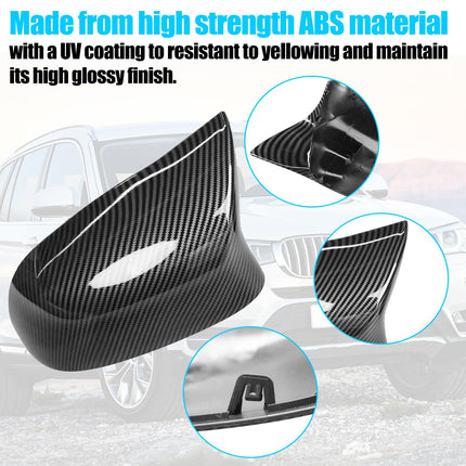 BMW Ox Horn Mirror Cover 3/4/5/6-Series Carbon Look | Jaronx