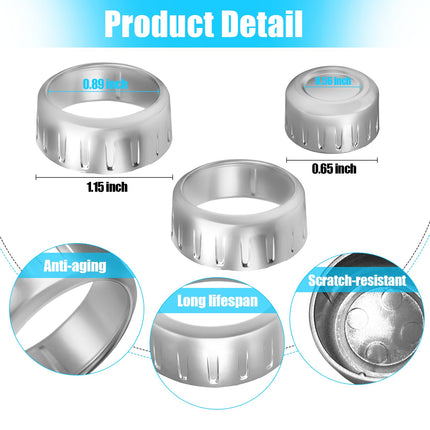 Chrome BMW AC Knob Rings & Volume Button Cover | Jaronx