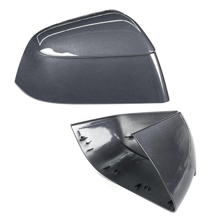 For Tesla Model Y Juniper Mirror Cover Replacement 2020-2026, Left Driver Right Passenger Side Clip-on Rear View Mirror Cover Cap for Tesla Model Y Juniper Accessories(Stealth Gray)| Jaronx