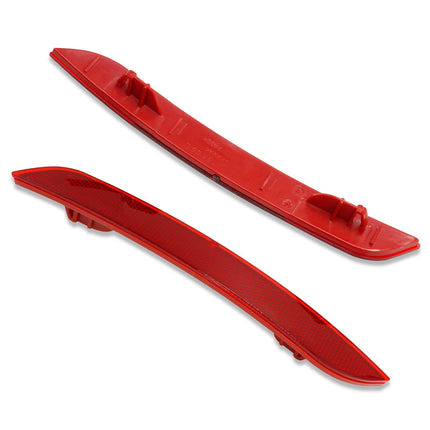 BMW Rear Bumper Reflector for 3' F30 2013-2015, 4' F32/F33/F36 2014-2016, Left & Right Rear Bumper Red Marker Lights Lens Trim, Tail Reflector Light Replacement for BMW| Jaronx