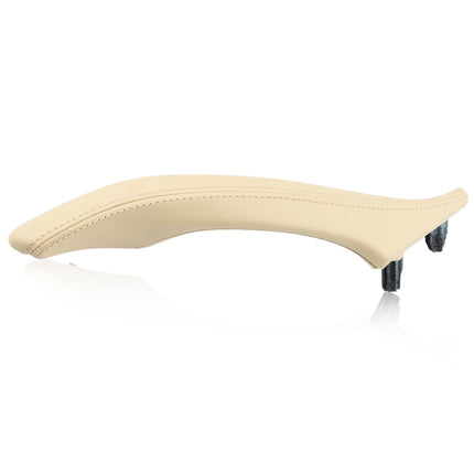 BMW 5 Series F10/F11 2010-2016 Right Interior Door Handle (Leather, Beige) | Jaronx