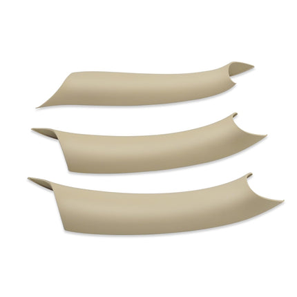 For BMW X5 F15/X6 F16 Door Handle Covers, 3PCS Left Driver & Right Passenger Side Door Pull Handle Covers for X5 F15 2014-2018, X6 F16 2015-2018 (Beige)| Jaronx