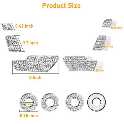 Mercedes Benz Seat Adjust Switch Bling Covers & Door Lock Pins,B-Class W246, CLA C117, GLA X156 | Jaronx