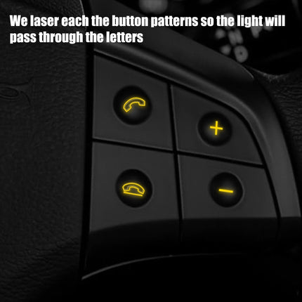 Steering Wheel Button Replacement for Mercedes ML W164/GL X164/B W245/R W251 2006-2009 (Black) | Jaronx