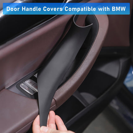 For BMW X3 G01 / X4 G02 Door Handle Covers 4PCS Black – Anti-Stick ABS| Jaronx