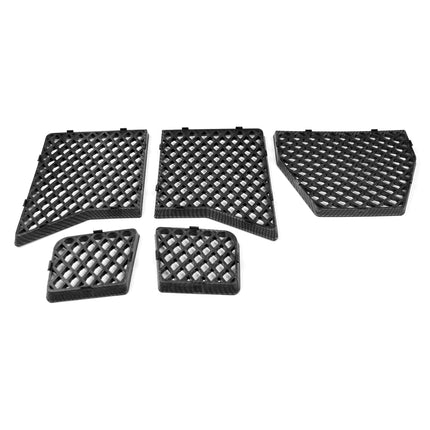 For BMW M2 G87 Front Bumper Lower Grille Mesh Guard 2023 2024 2025, 5 PCS Carbon Fiber Pattern Center Lower Bumper Mesh Grille Kit  | Jaronx