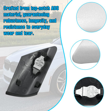 For BMW Door Handle Key Hole Cover (Mineral White Metallic) 7' G11 G12 2016-2022, Front Left Exterior Door Lock Cover for BMW 730 740 745 750 760 Handle Keyhole Cap 51217474681 | Jaronx