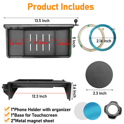 Honda Accord Phone Holder with Organizer for 2023-2024| Jaronx