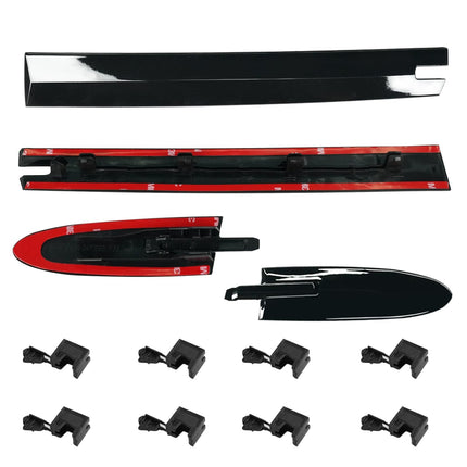 Black Sapphire BMW Roof Hinge Cover 4-Piece Set | E93/F33/F83 2006-2019