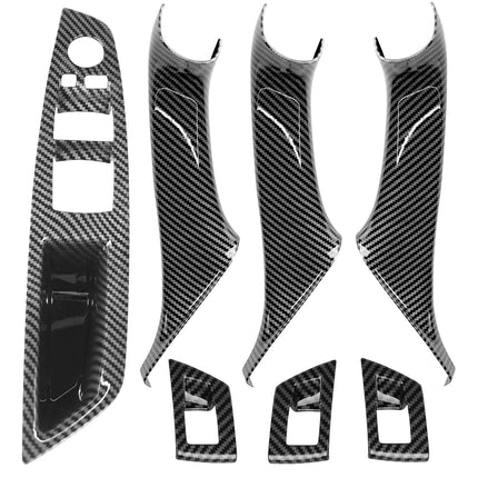 BMW 5 Series F10/F11 Door Handle Covers (2010-2016),7PCS Carbon Fiber Pattern|Jaronx