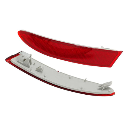 For BMW Rear Bumper Reflector for X3 F25 2011-2014, Left & Right Rear Bumper Red Marker Lights Lens Trim,Tail Reflector Light Replacement for BMW X3 63147217315 63147217316| Jaronx