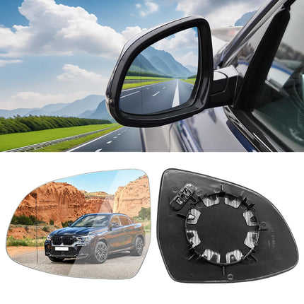 BMW Heated Mirror Glass Driver Left | X3/X4/X5/X6/X7/XM 2014-25 Non-Dimming – Jaronx