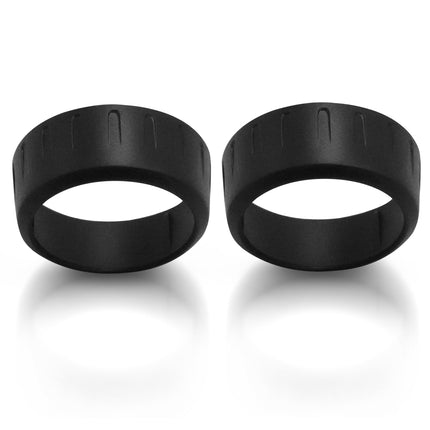 Matte-Black BMW AC Knob Ring Covers 1-4 X1 X2 | Jaronx