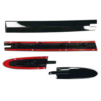Black Sapphire BMW Roof Hinge Cover 4-Piece Set | E93/F33/F83 2006-2019