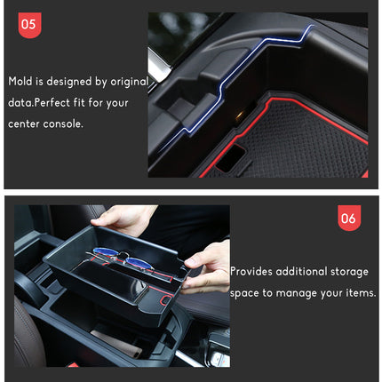 For BMW X3 2018Armrest Secondary Storage Box Compatible