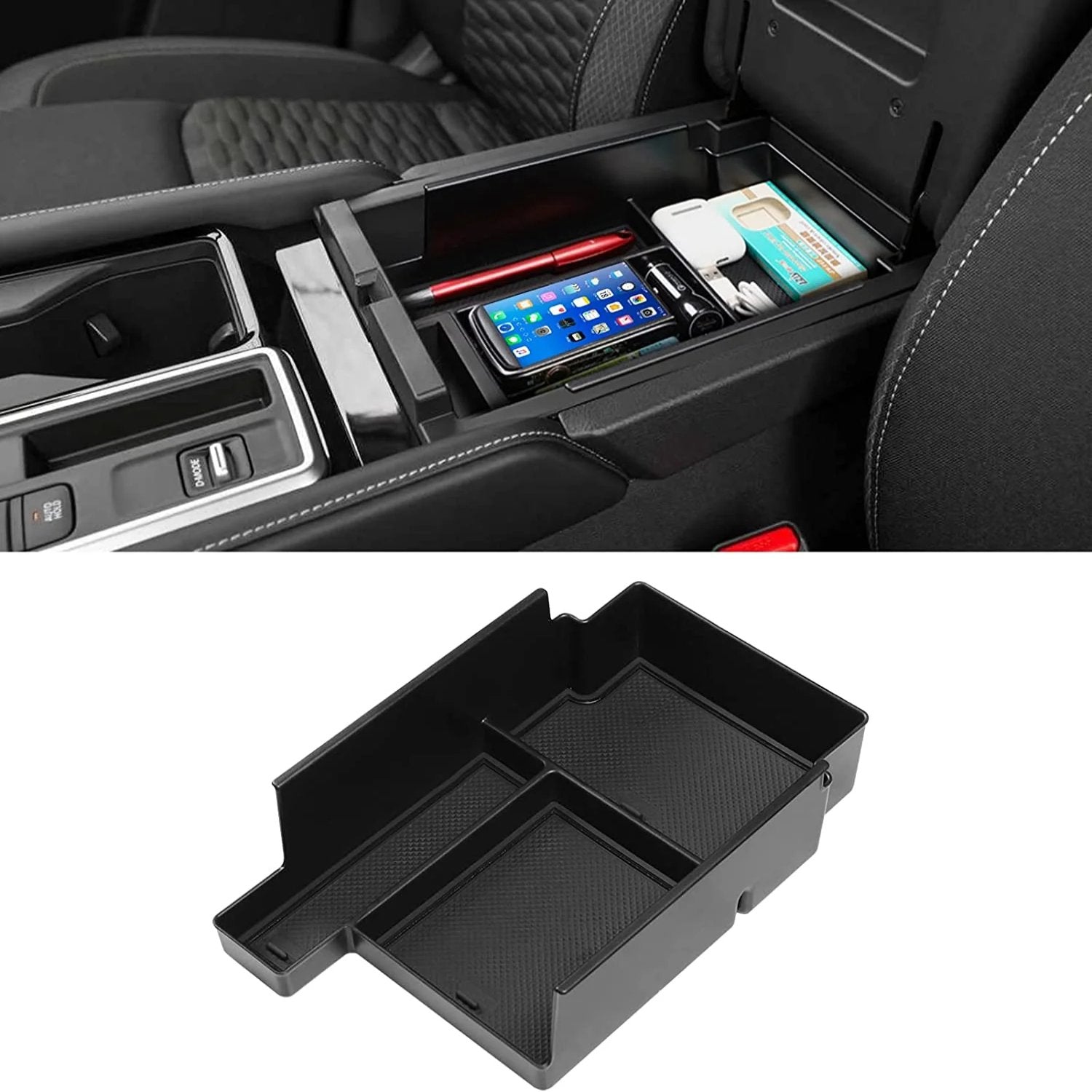 Interior Center Console Box For Nissan Center Console Organizer-Center Console Sub Box | Jaronx