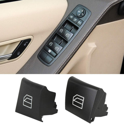 2PCS Compatible with Mercedes Benz Power Window Switch Button Covers