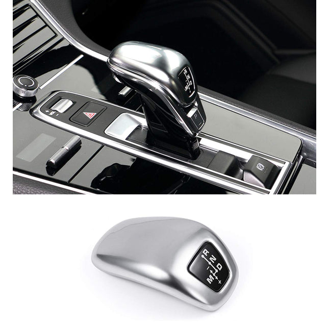 Porsche Panamera Gear Shift Knob Cover Silver