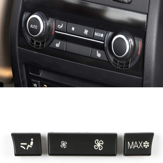 Upgraded for BMW 5'/6'/7/X5/X6 A/C Climate Control Button Covers-3PCS | Rear | Jaronx