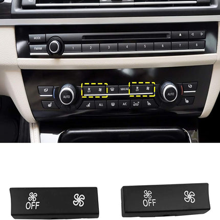 Compatible with BMW 5'/6'/7'/X5/X6 Climate Control Button Covers | For 14PCS Pattern