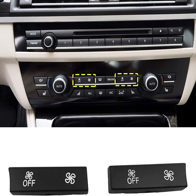 For BMW 5'/6'/7'/X5/X6 Climate Control Button Covers | For 14PCS Pattern | Jaronx