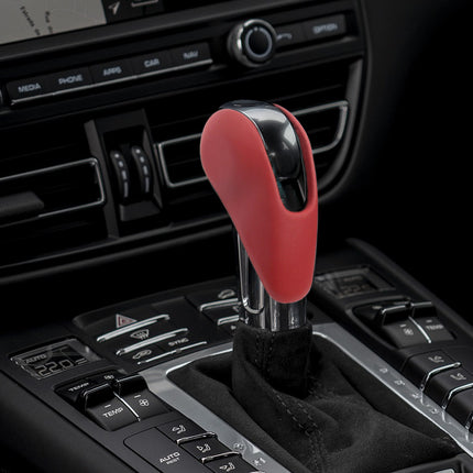 Jaronx Gear Shift Knob Head Cover for Porsche Macan Panamera Cayman 718 911 Boxster,Porsche Gear Shift Knob Head