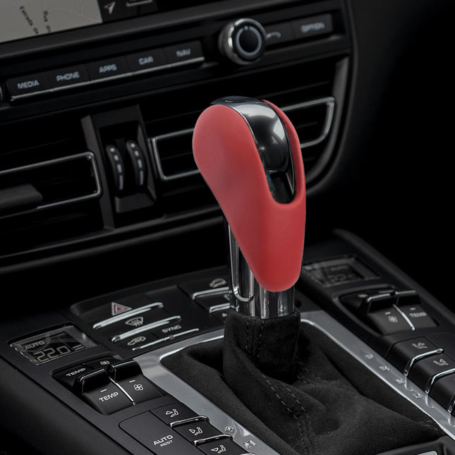 Jaronx Gear Shift Knob Head Cover for Porsche Macan Panamera Cayman 718 911 Boxster,Porsche Gear Shift Knob Head