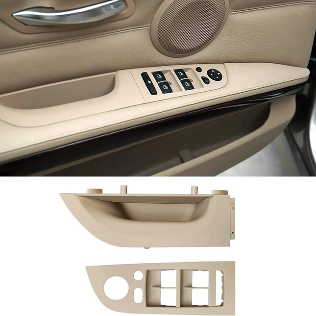Modified For BMW 3 Series E90/E91 Window Switch Covers | Beige | Jaronx